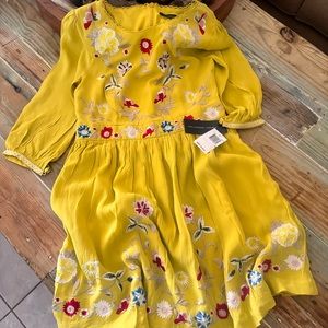 French Connection Gorgeous embroidered dress new with tags!Small